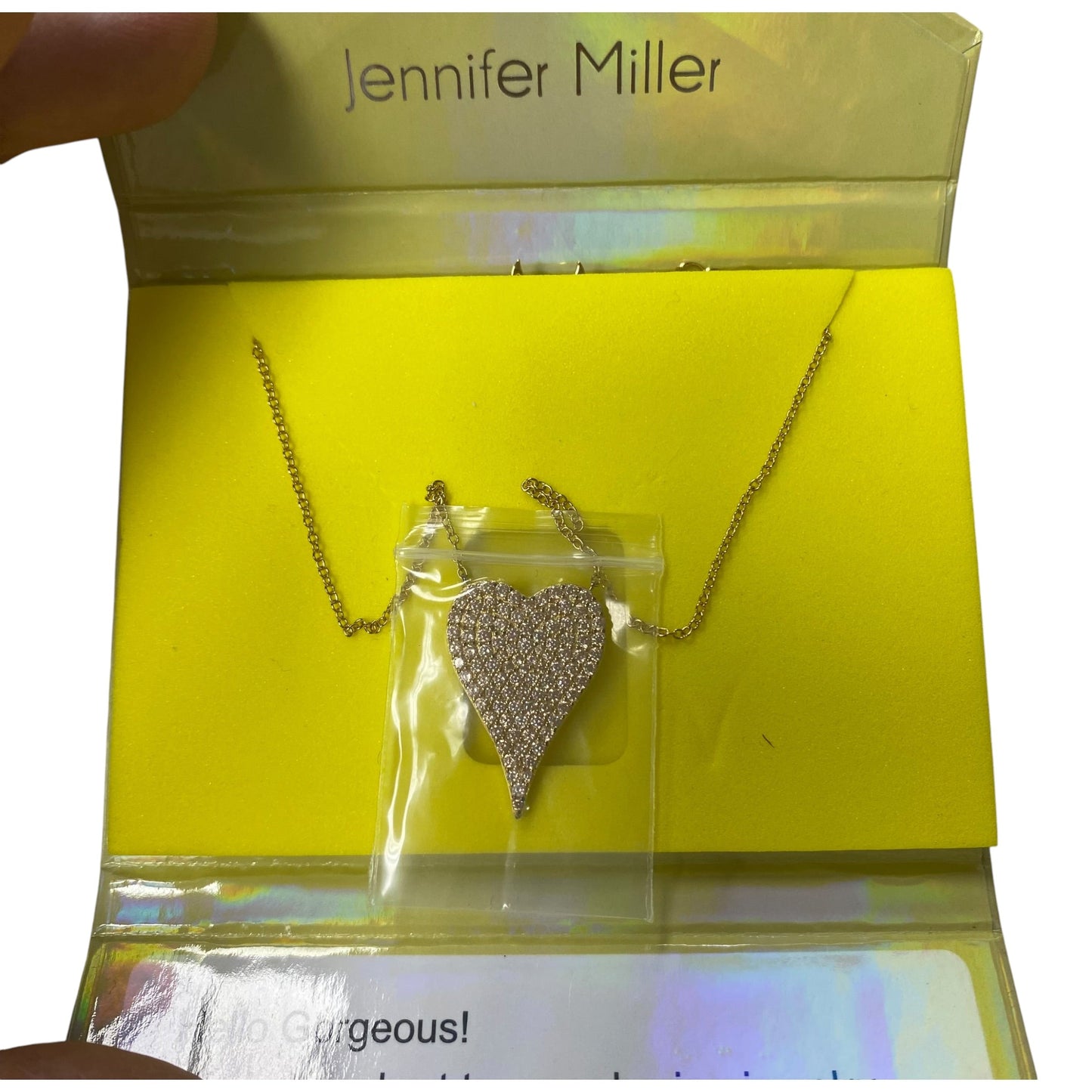 Necklace Pendant By Jennifer Miller In Gold