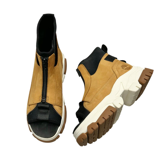 BOOTS ANKLE HEELS by TIMBERLAND In BROWN, Size: 7