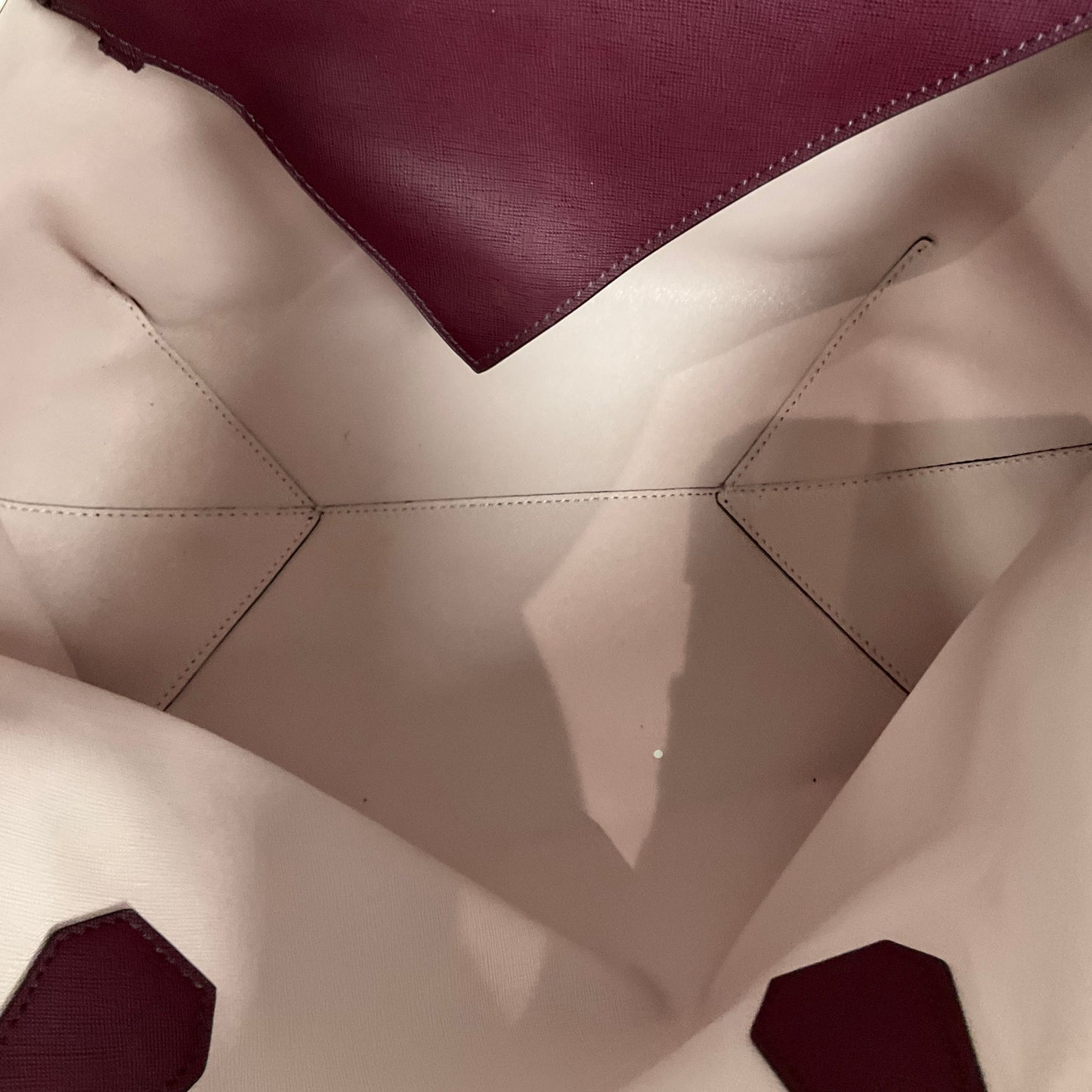 Handbag Designer By Michael Kors In Purple, Size:Large