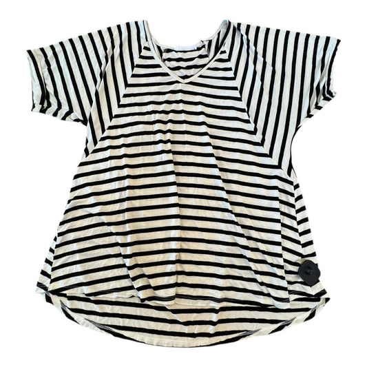 Top Ss By Carly jean In Black & Cream, Size:S