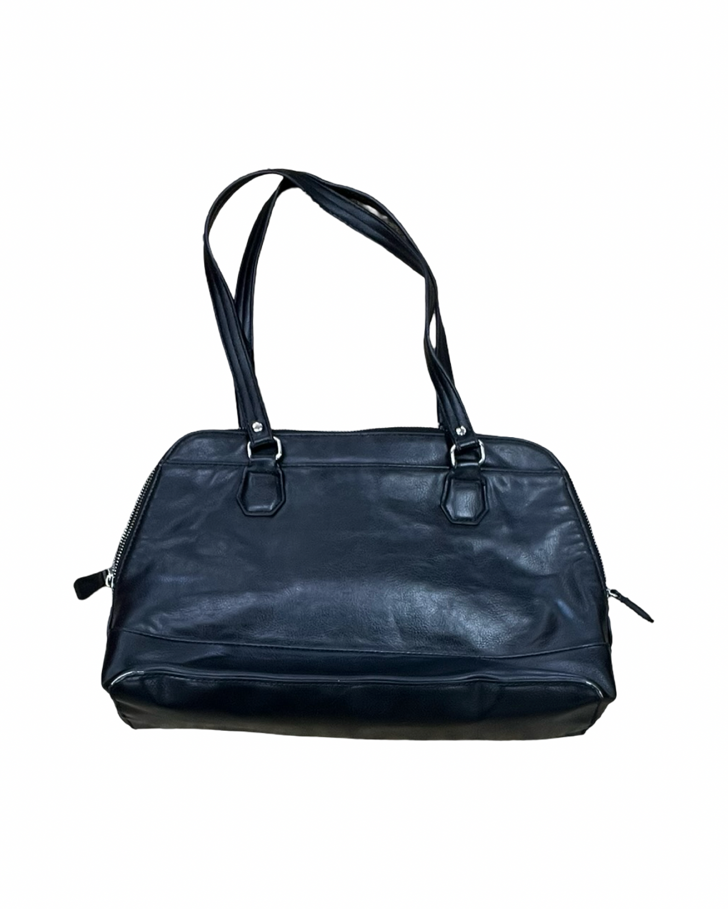 Handbag By Kenneth Cole Reaction In Black & Grey, Size:Large