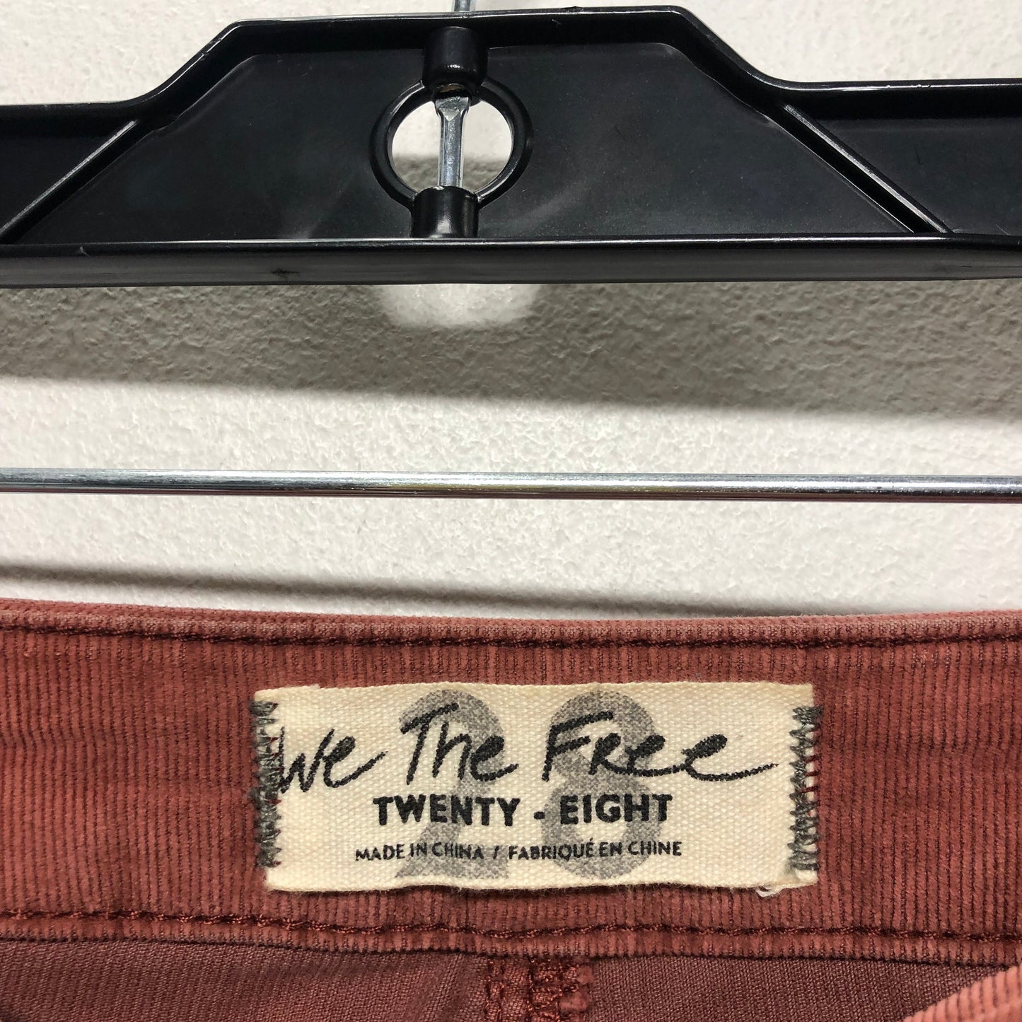 Pants Corduroy By We The Free In Mauve, Size:6