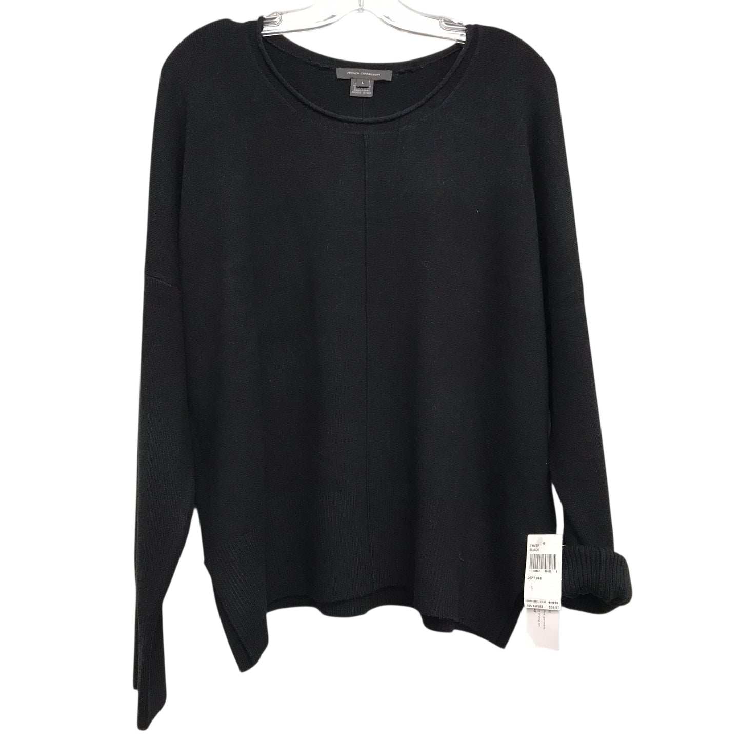 Sweater By French Connection In Black, Size:L