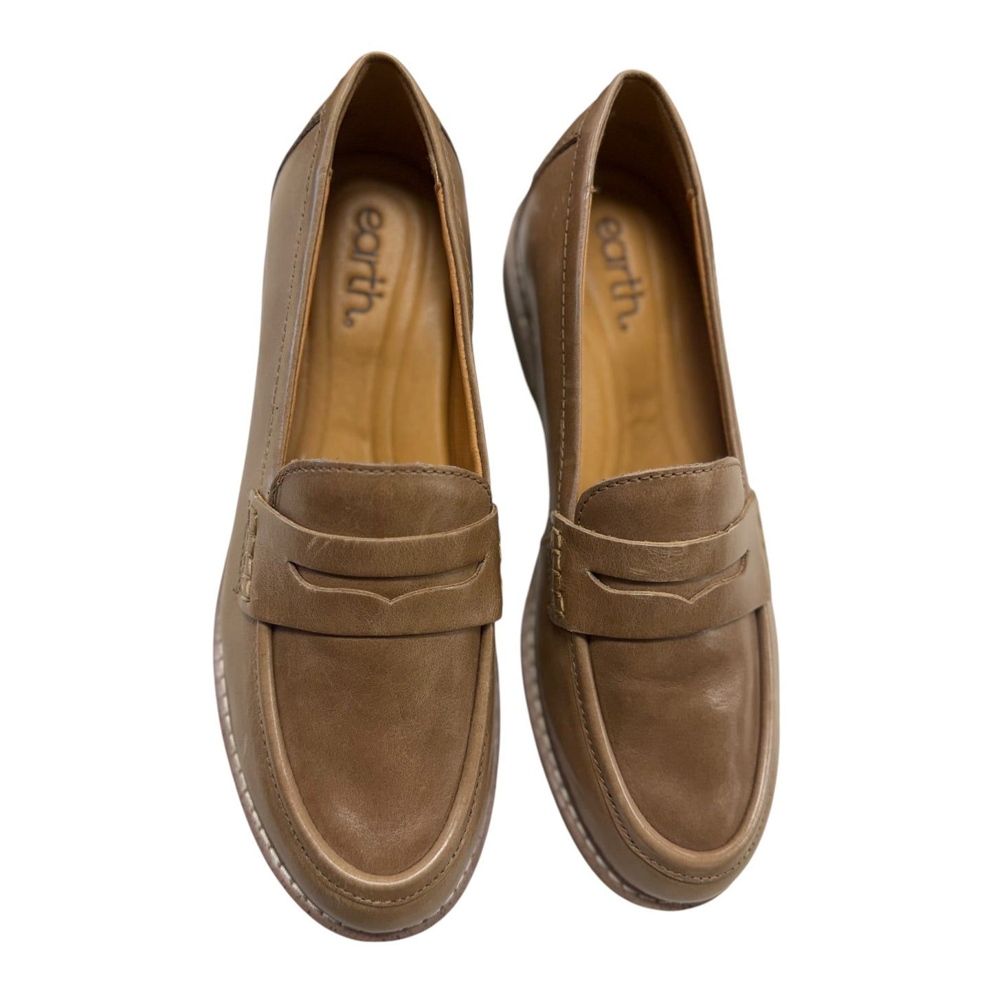 Shoes Flats By Earth In Brown, Size:8