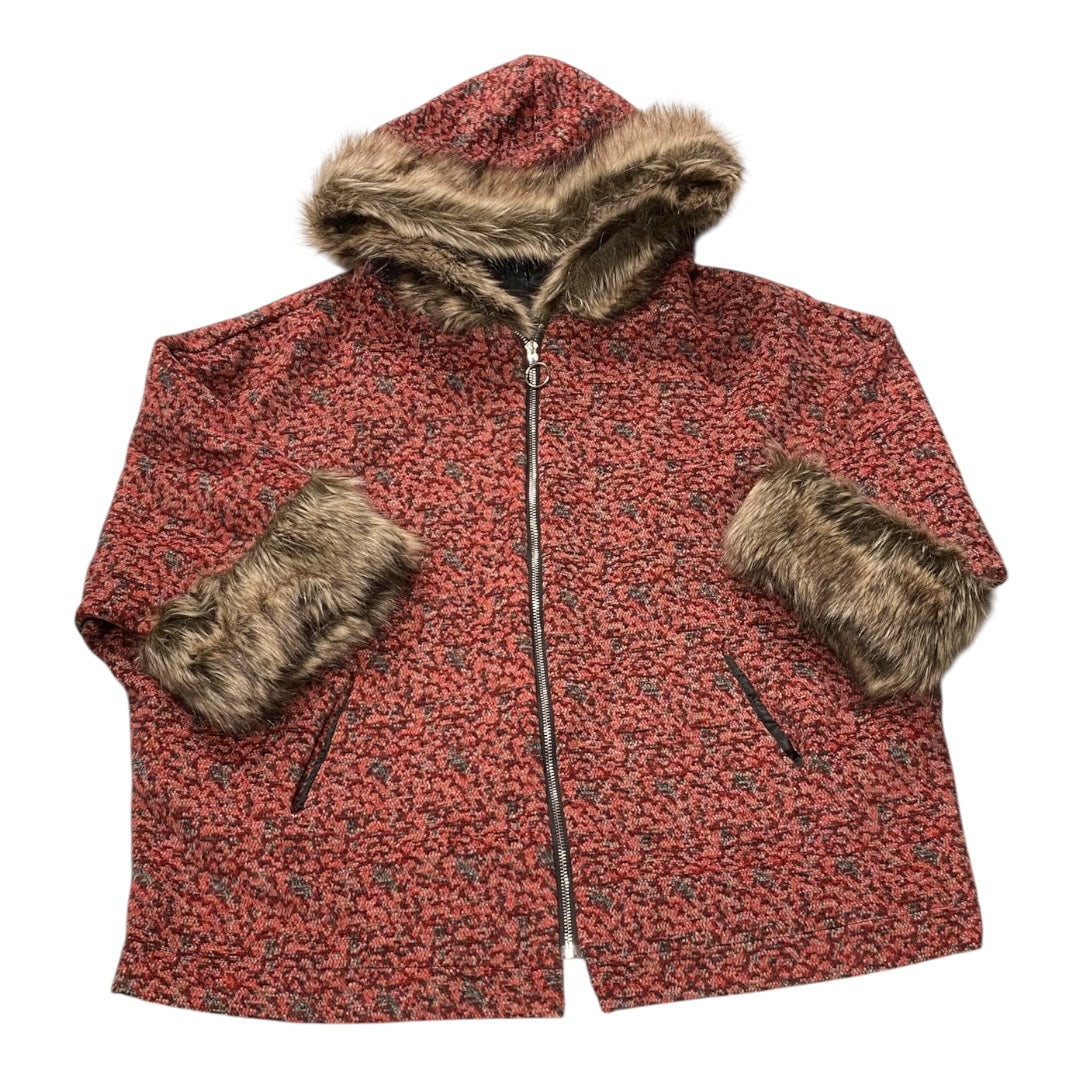 Coat Faux Fur & Sherpa By Coco And Carmen In Multi, Size:Xl