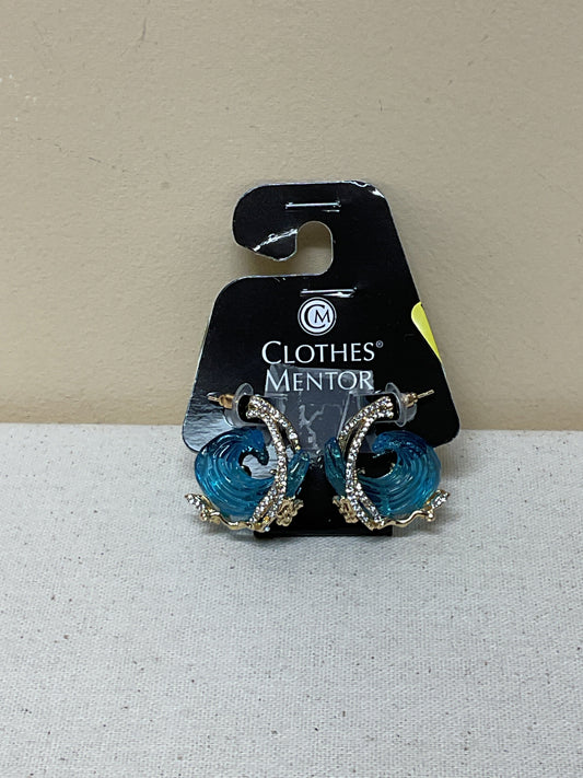 Earrings Other By Clothes Mentor In Blue & Gold