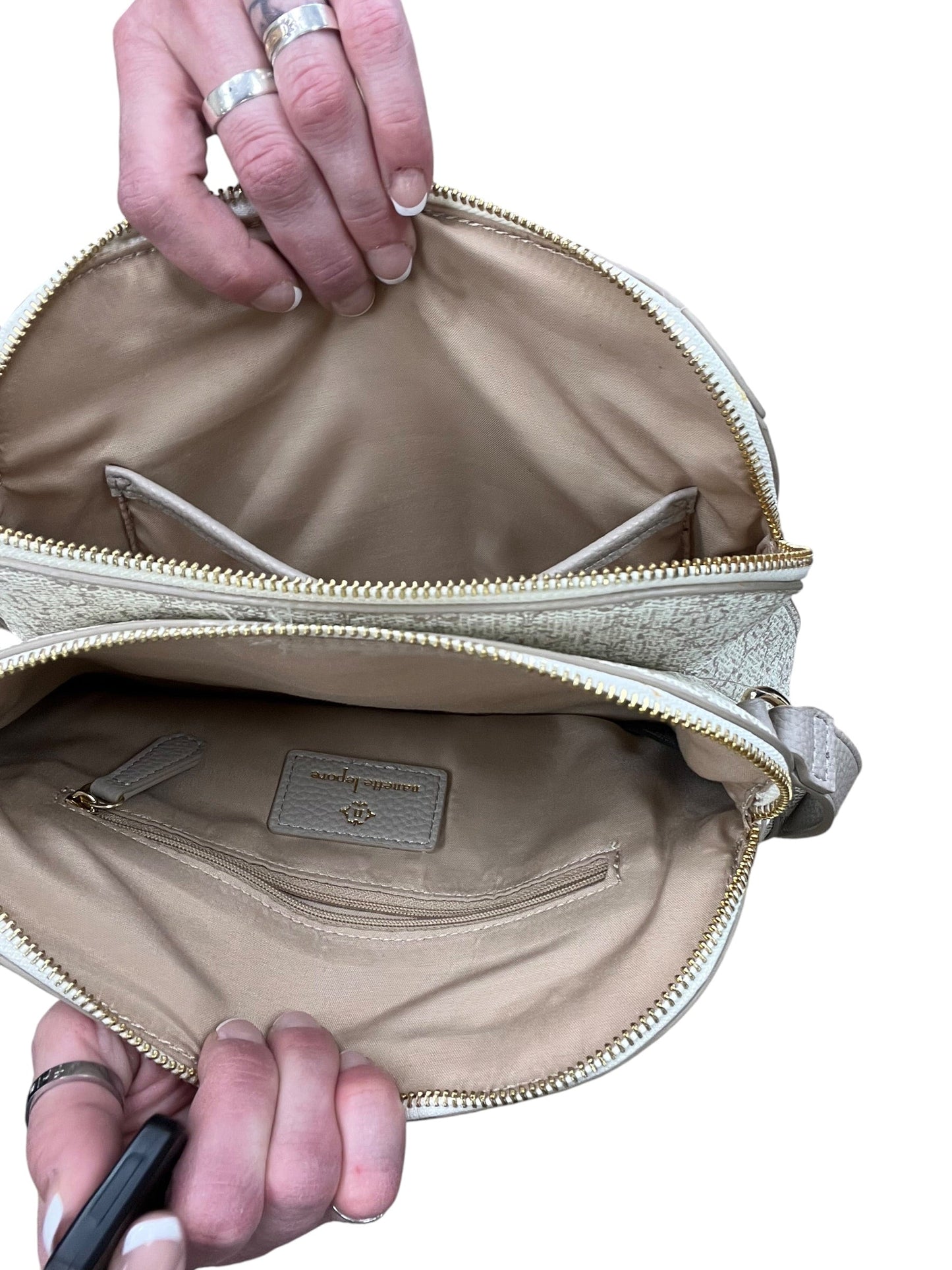 Handbag By Nanette Lepore In Cream, Size:Medium
