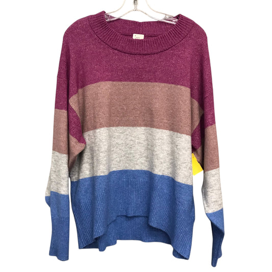 Sweater By A New Day In Striped Pattern, Size:M