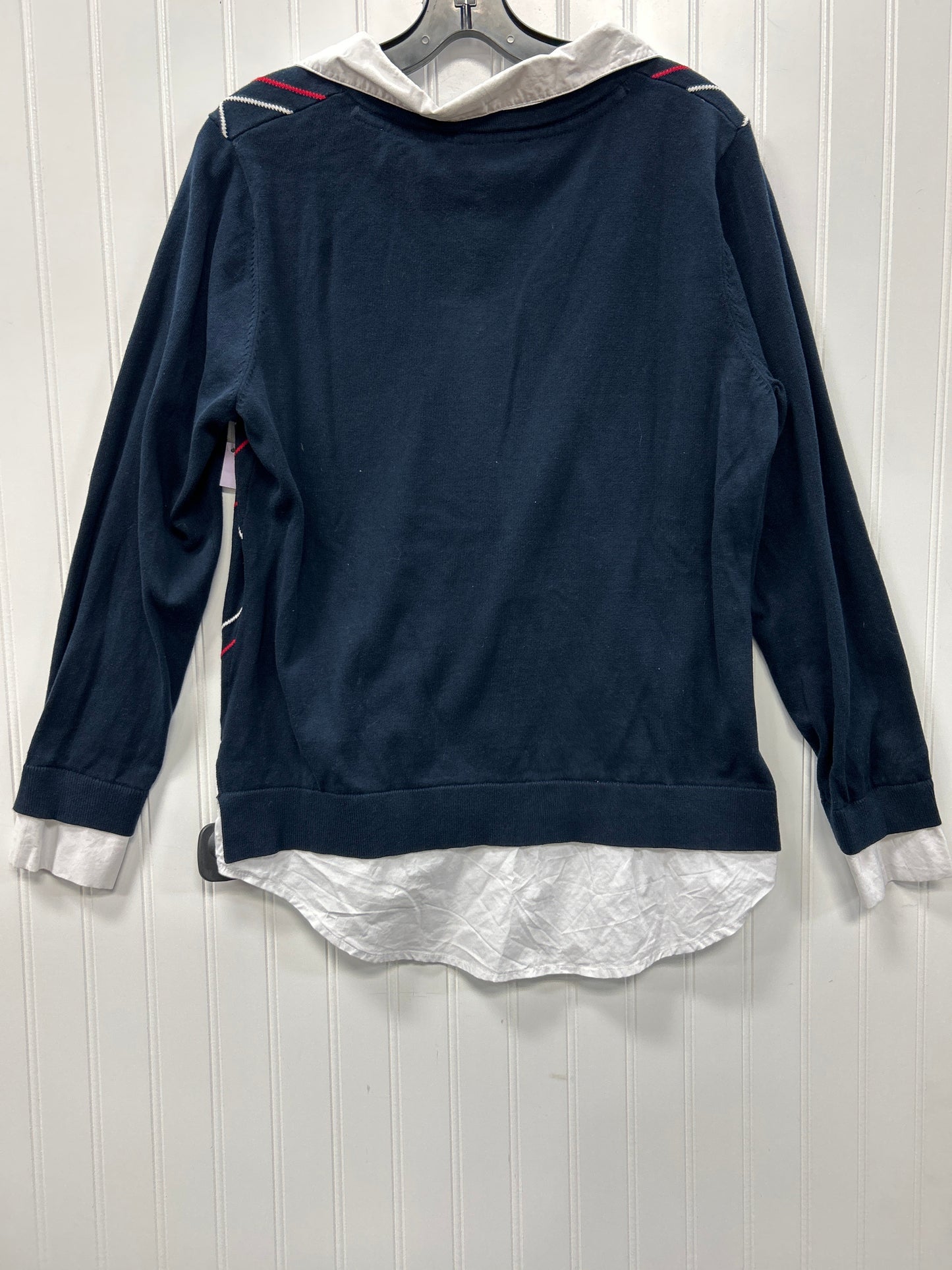 Top Ls By Tommy Hilfiger In Navy, Size:L