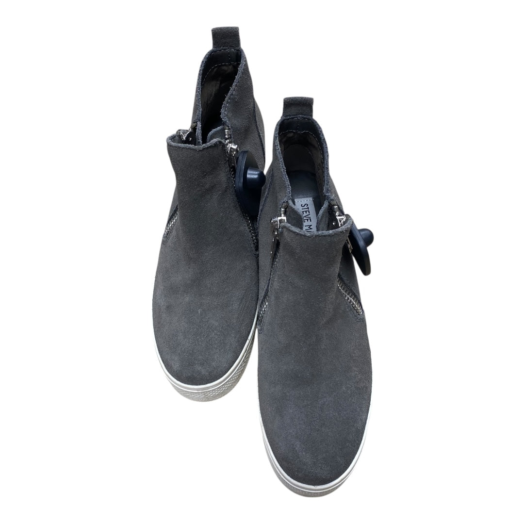 Boots Ankle Flats By Steve Madden In Grey, Size:8