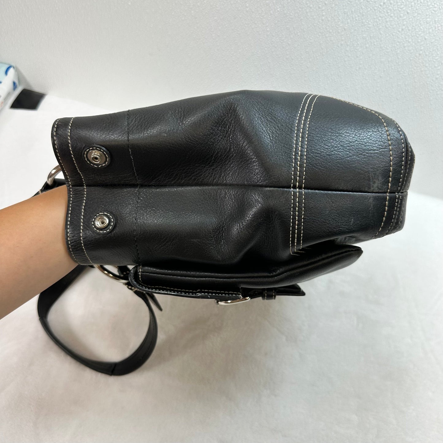 Handbag Designer By Coach, Size: Large