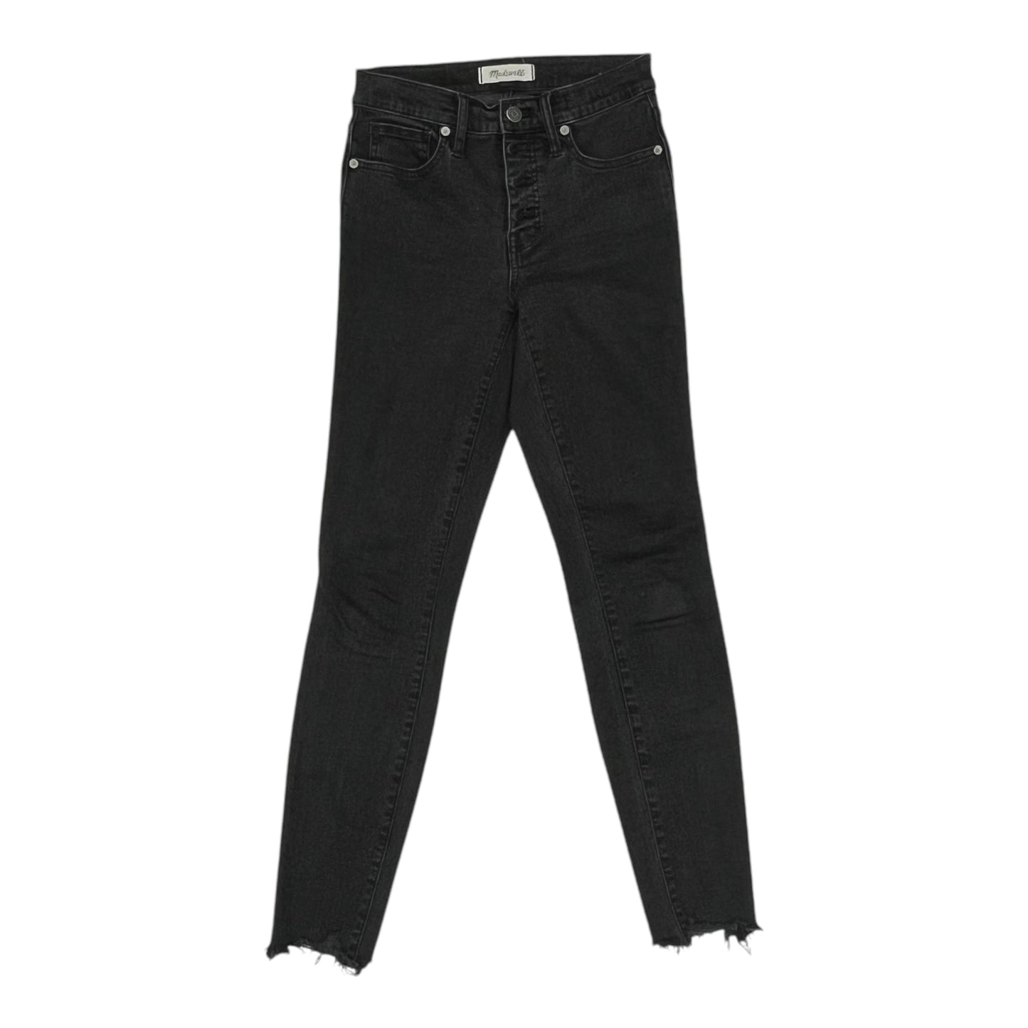 Jeans Skinny By Madewell In Black Denim, Size:2