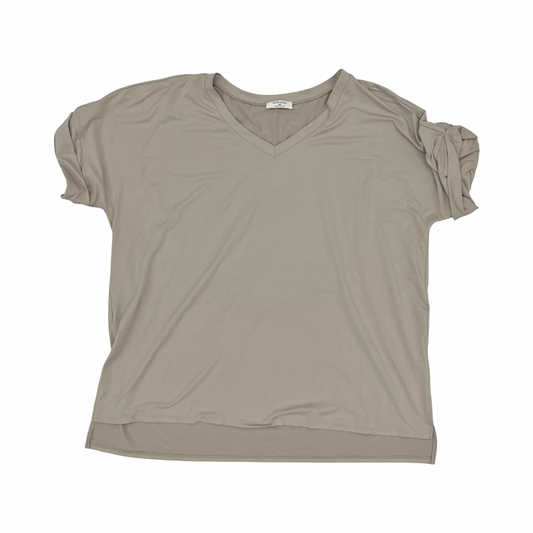 Top Ss By Zenana In Brown, Size:2X