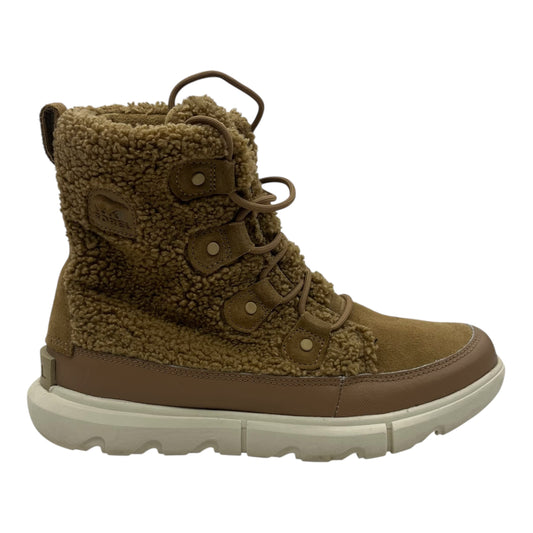 Boots Ankle Flats By Sorel In Tan, Size:9.5