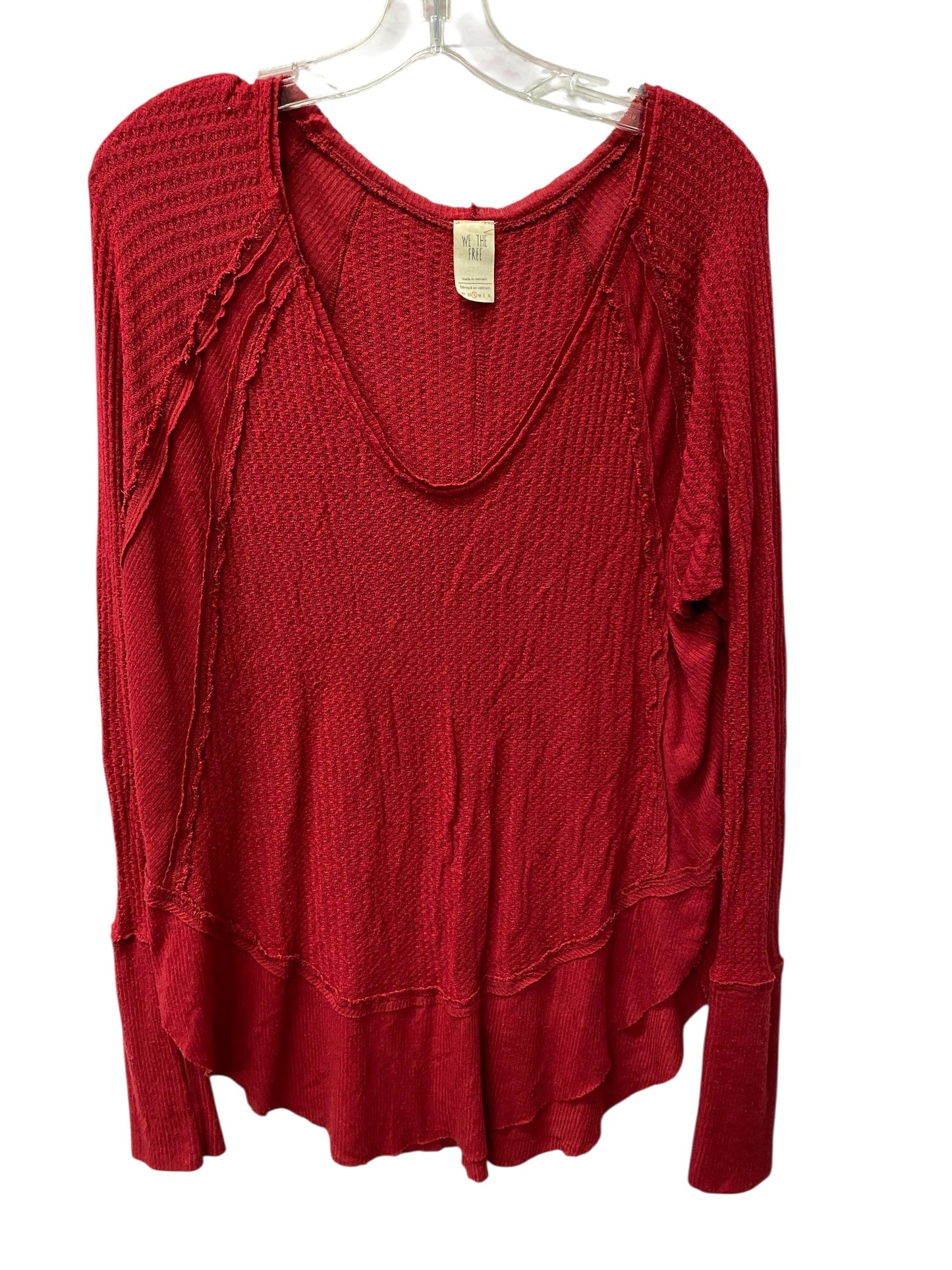 Top Ls By We The Free In Red, Size:S