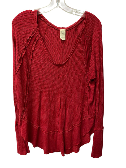 Top Ls By We The Free In Red, Size:S