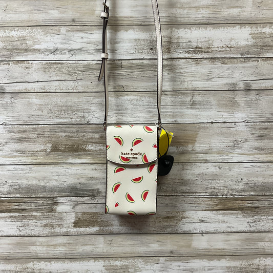 Crossbody Designer By Kate Spade In Cream, Size:Small