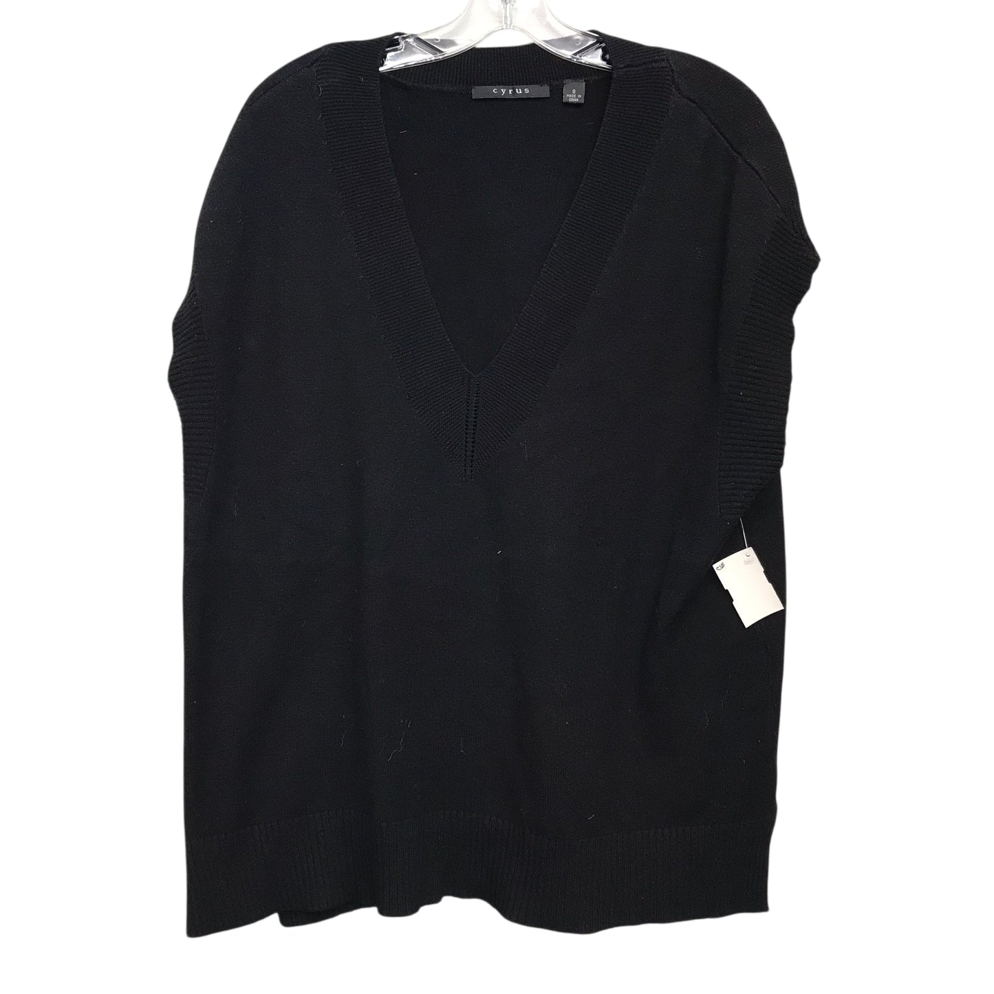 Vest Sweater By Cyrus In Black, Size:S