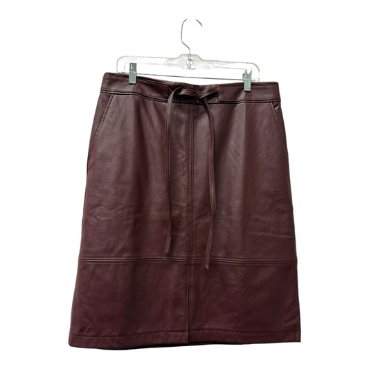 Skirt Mini & Short By Liz Claiborne In Maroon, Size:10