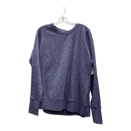 Athletic Sweatshirt Crewneck By Tek Gear In Blue, Size:1X