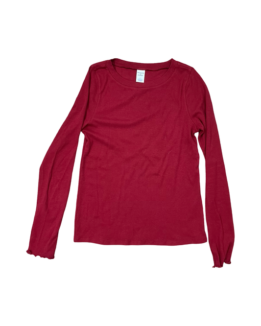 Top Ls By Melrose And Market In Red, Size:M