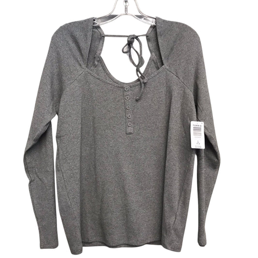Top Ls By Torrid In Grey, Size:2X
