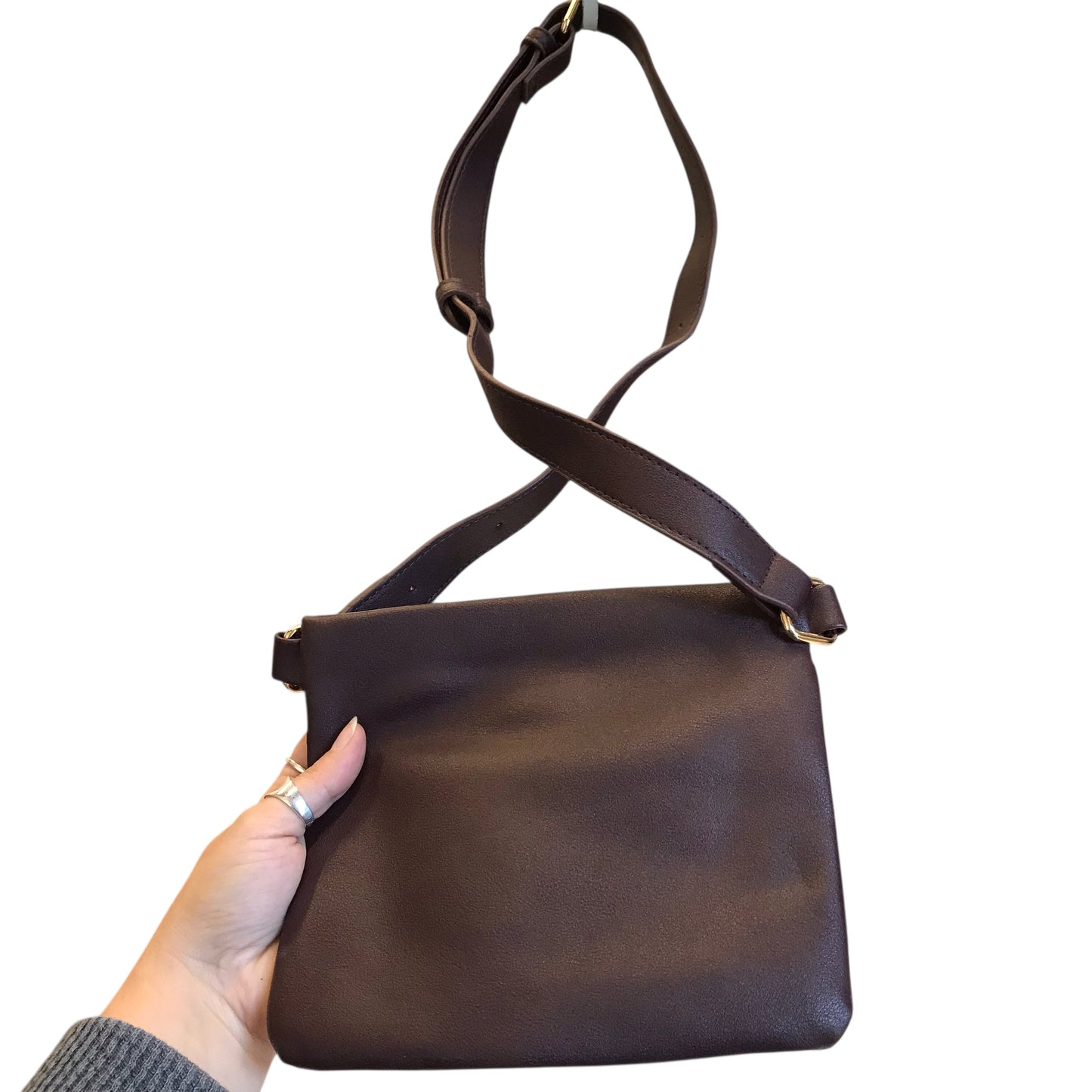 Crossbody By Lulu Dharma In Maroon, Size:Small