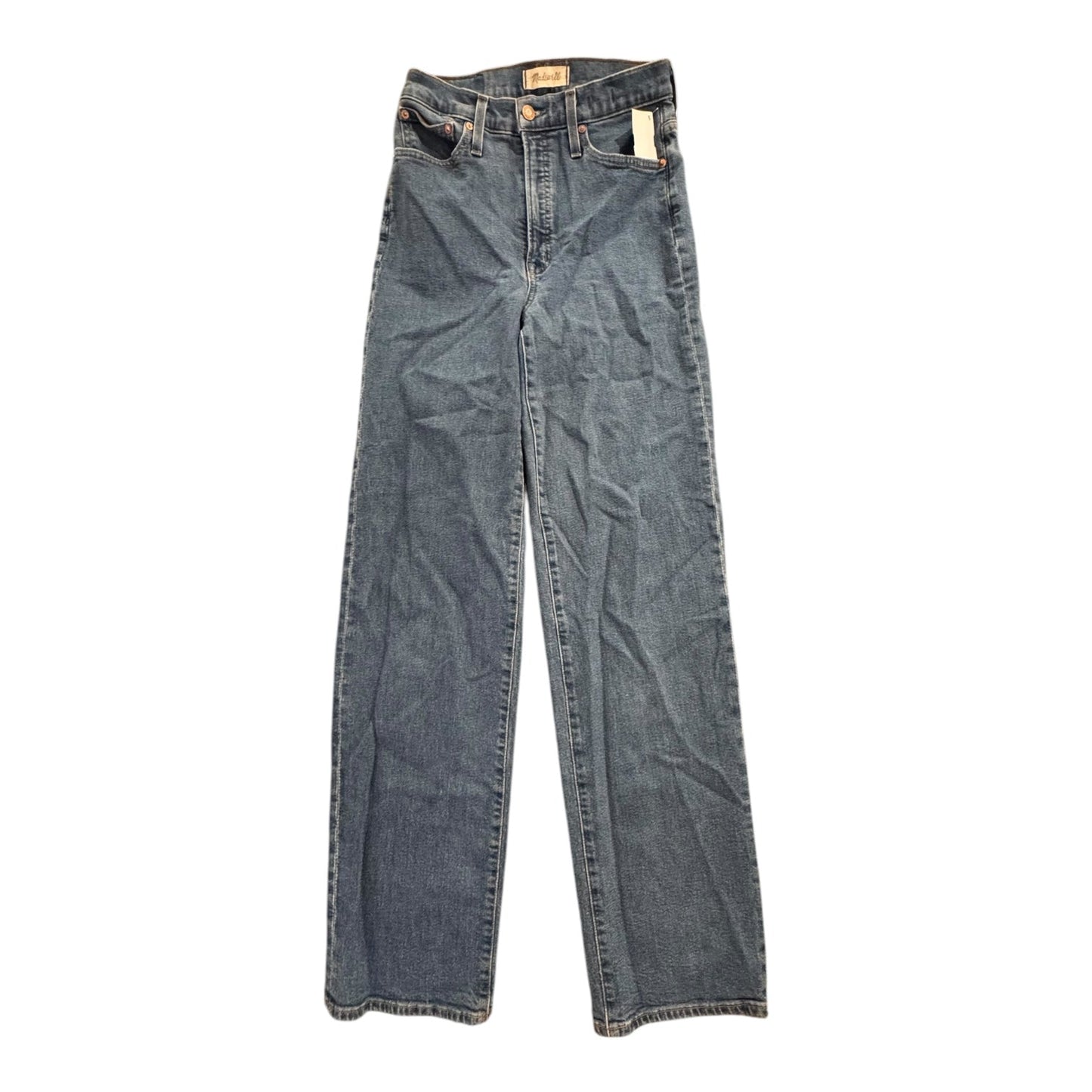 Jeans Straight By Madewell In Blue Denim, Size:2L