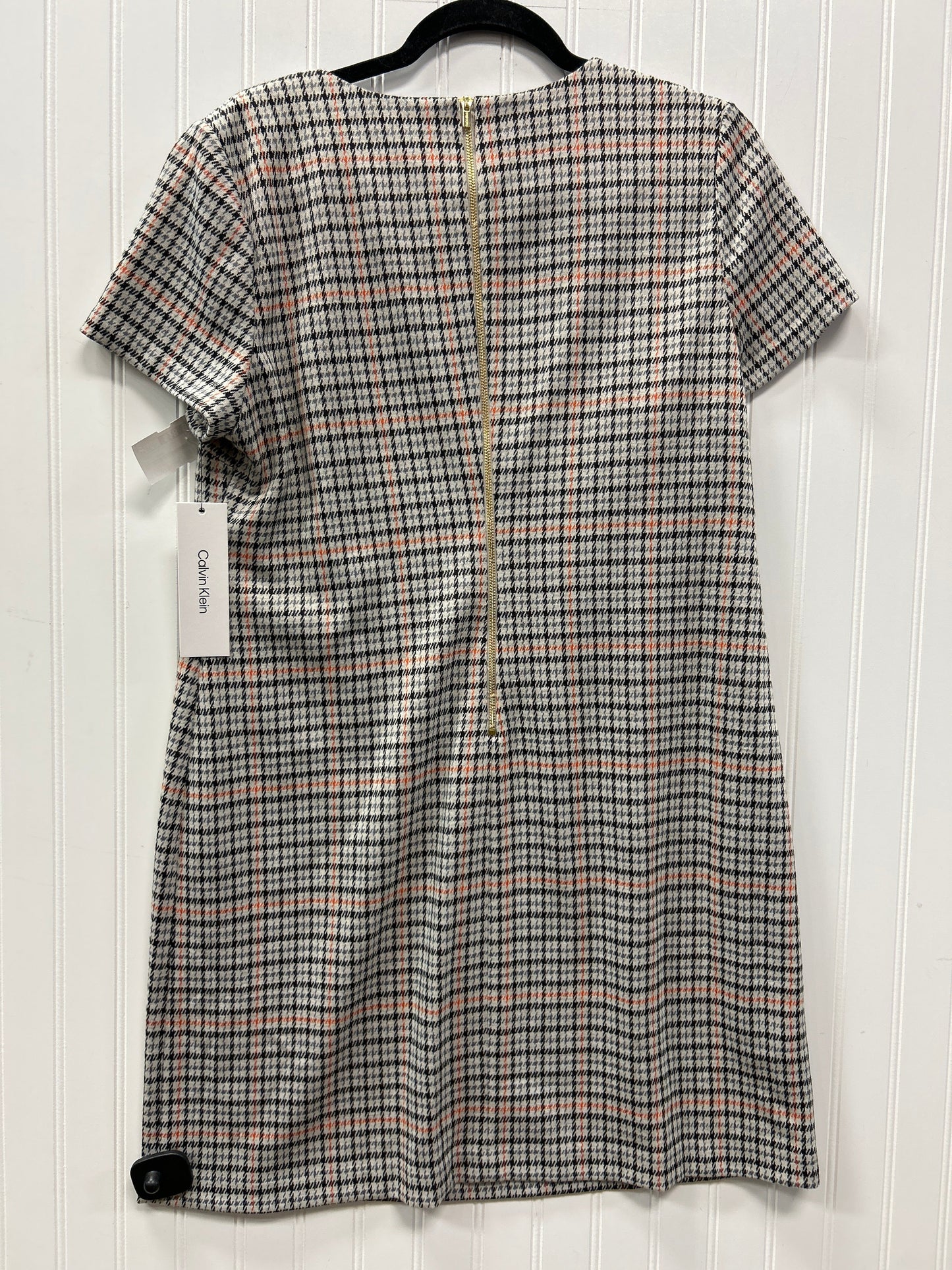 Dress Work By Calvin Klein In Cream, Size:14
