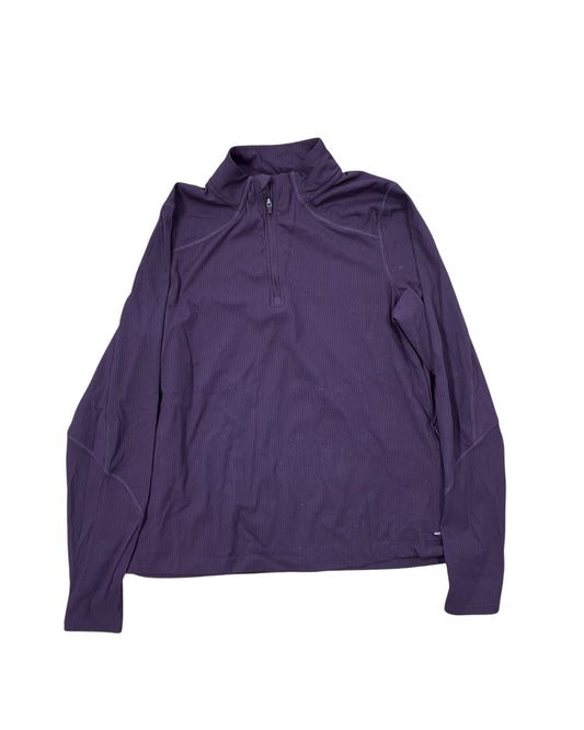 Athletic Top Ls Collar By Mondetta In Purple, Size:L