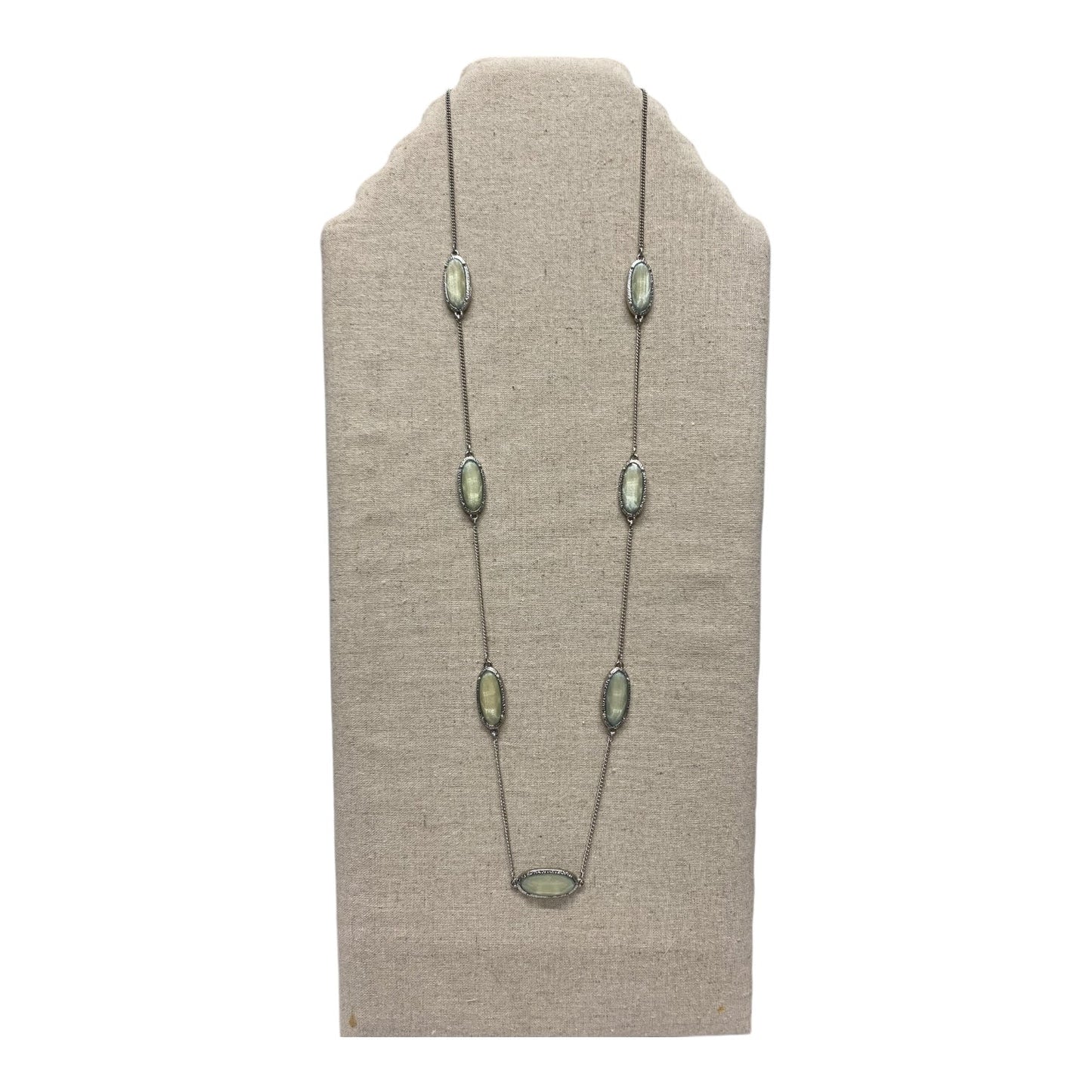Necklace Statement  In Green