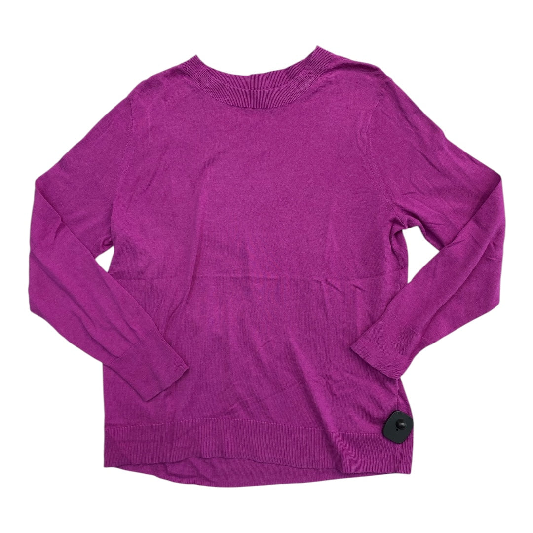 Sweater By Banana Republic In Purple, Size:Xl