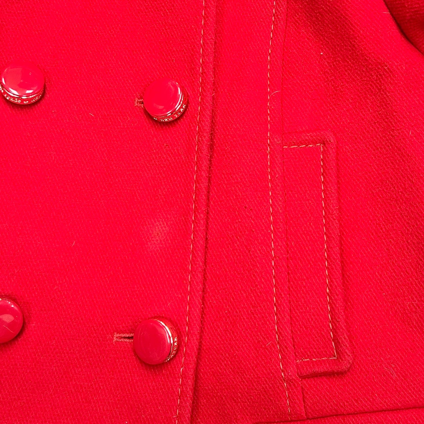 Coat Designer By Kate Spade In Brown & Red, Size: S