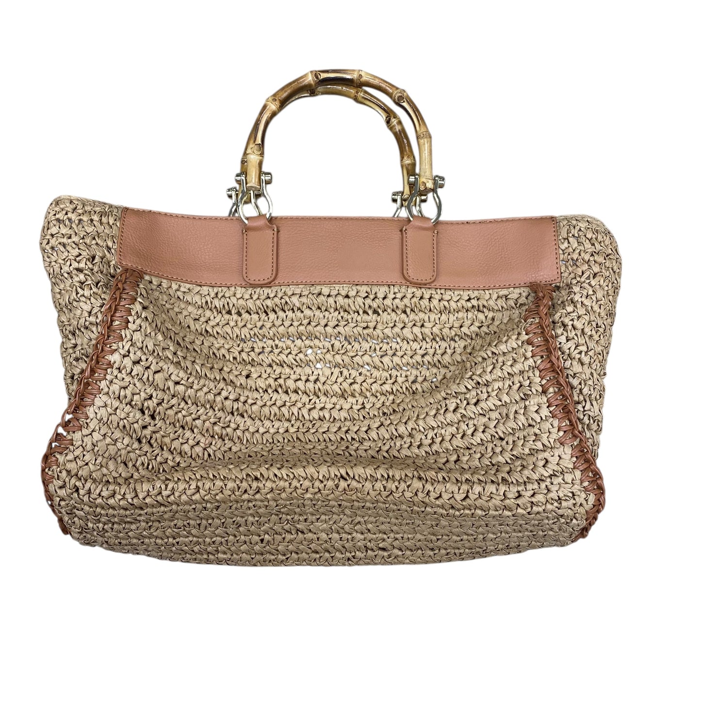 Handbag Designer By Lilly Pulitzer In Tan, Size:Medium