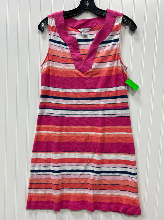 Dress Casual Midi By Tommy Bahama In Orange & Pink, Size:Xs