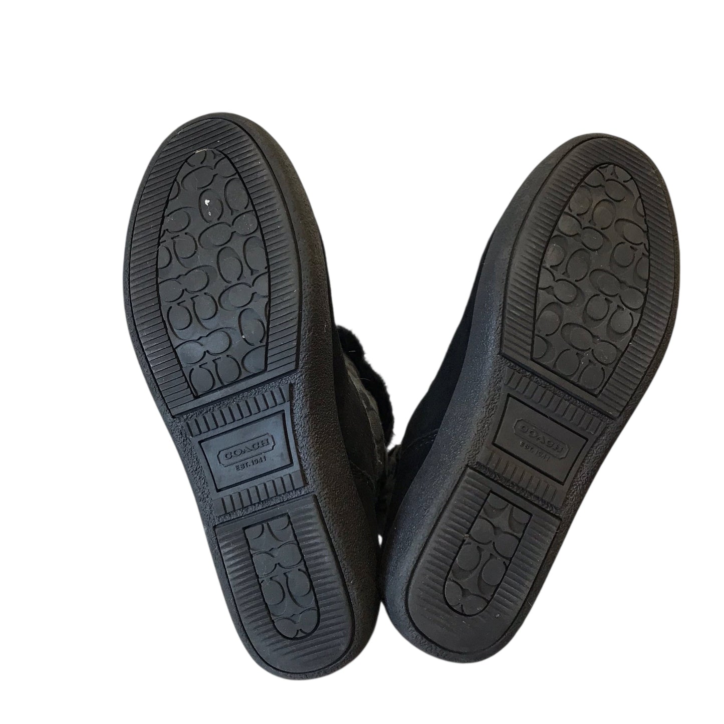 Boots Designer By Coach In Black, Size:9