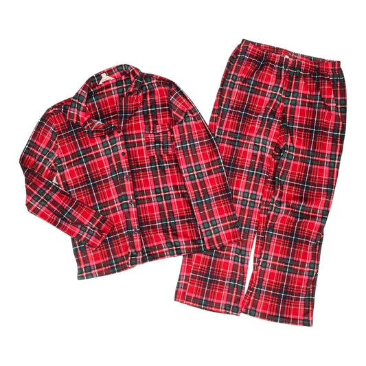 Pajamas 2Pc By Laura Ashley In Red, Size:L