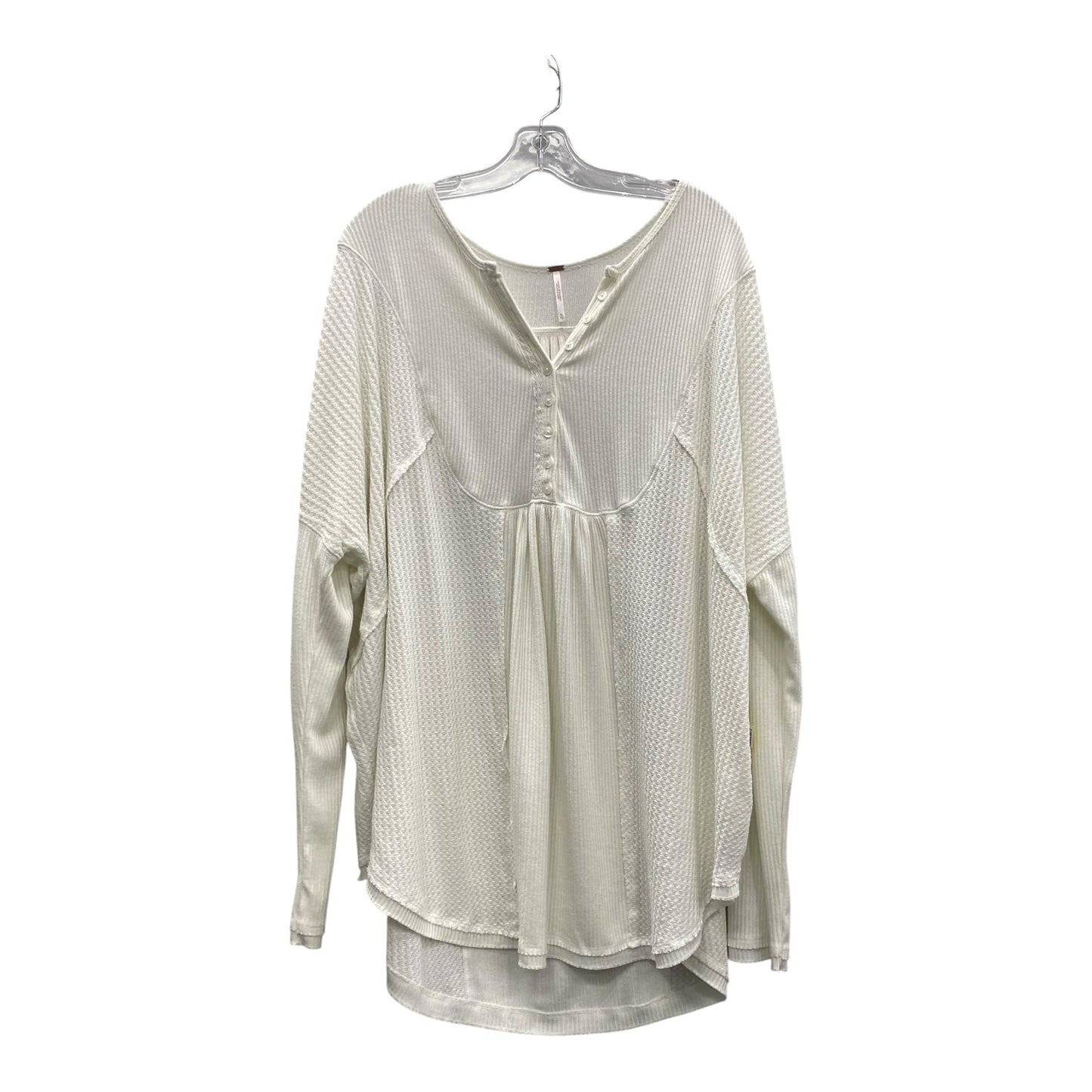 Top Ls By Free People In White, Size:Xl