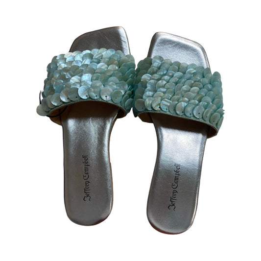 Sandals Flats By Jeffrey Campbell In Multi, Size:10