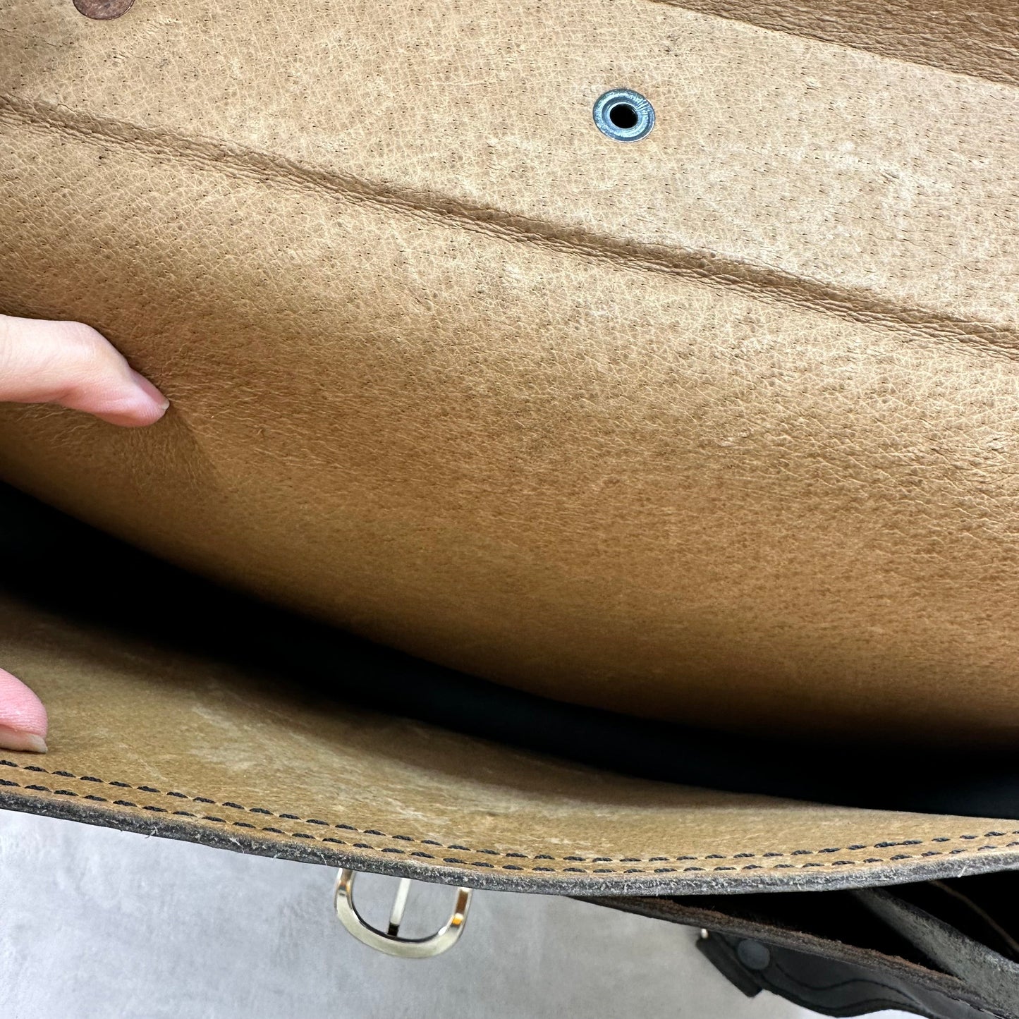 Laptop Bag Leather By SADDLEBACK, Size: Medium