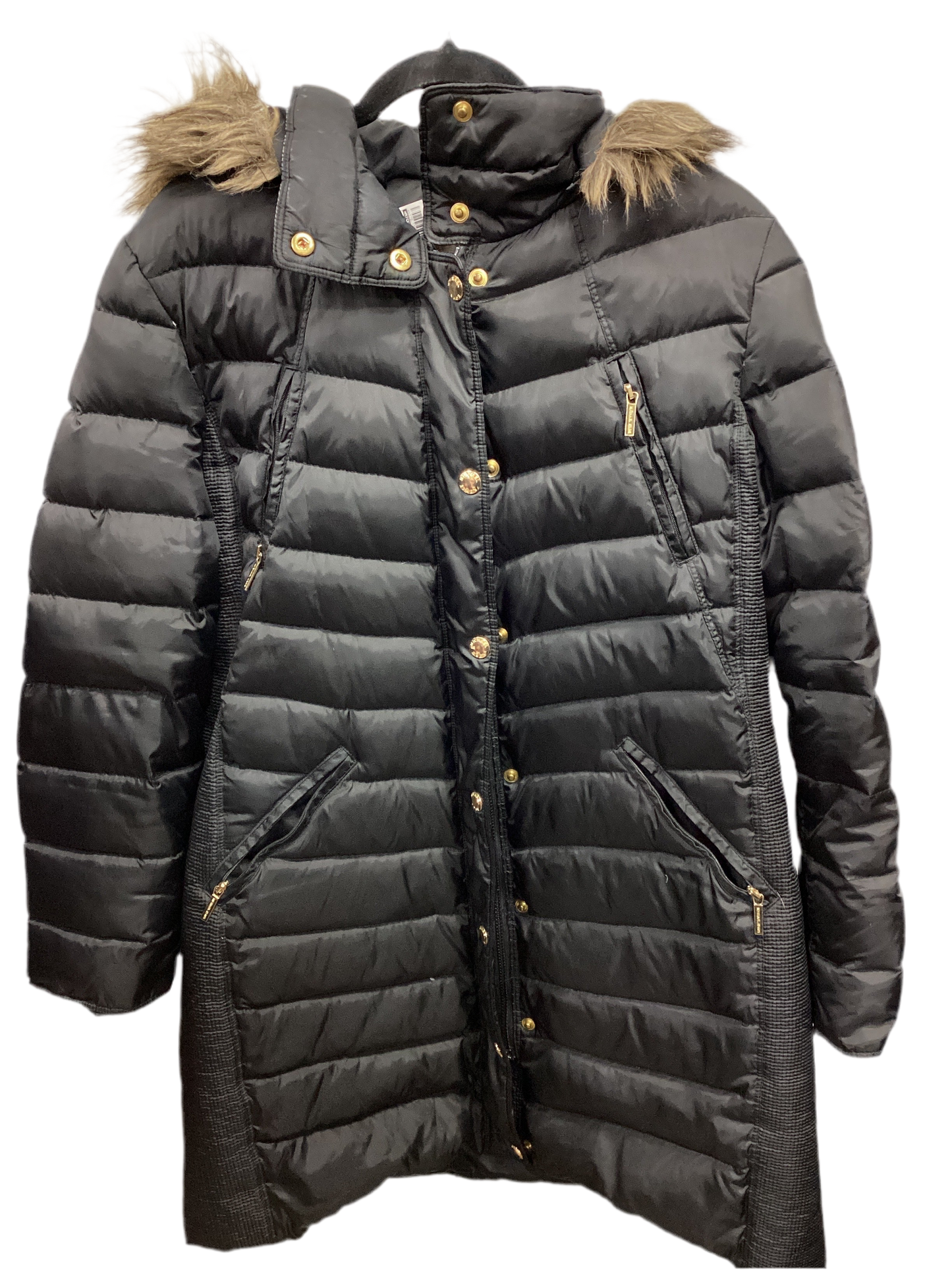 Coat Designer By Michael Kors In Black, Size:Xl