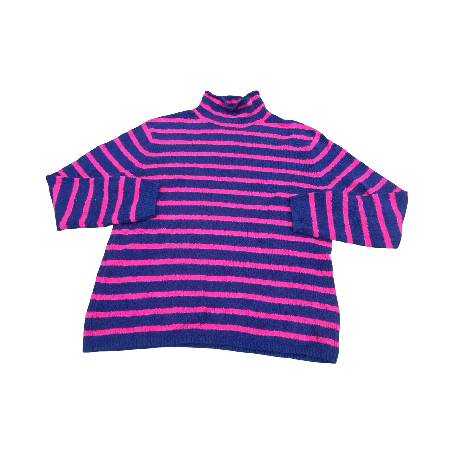 Sweater By J. Crew In Blue & Pink, Size:M
