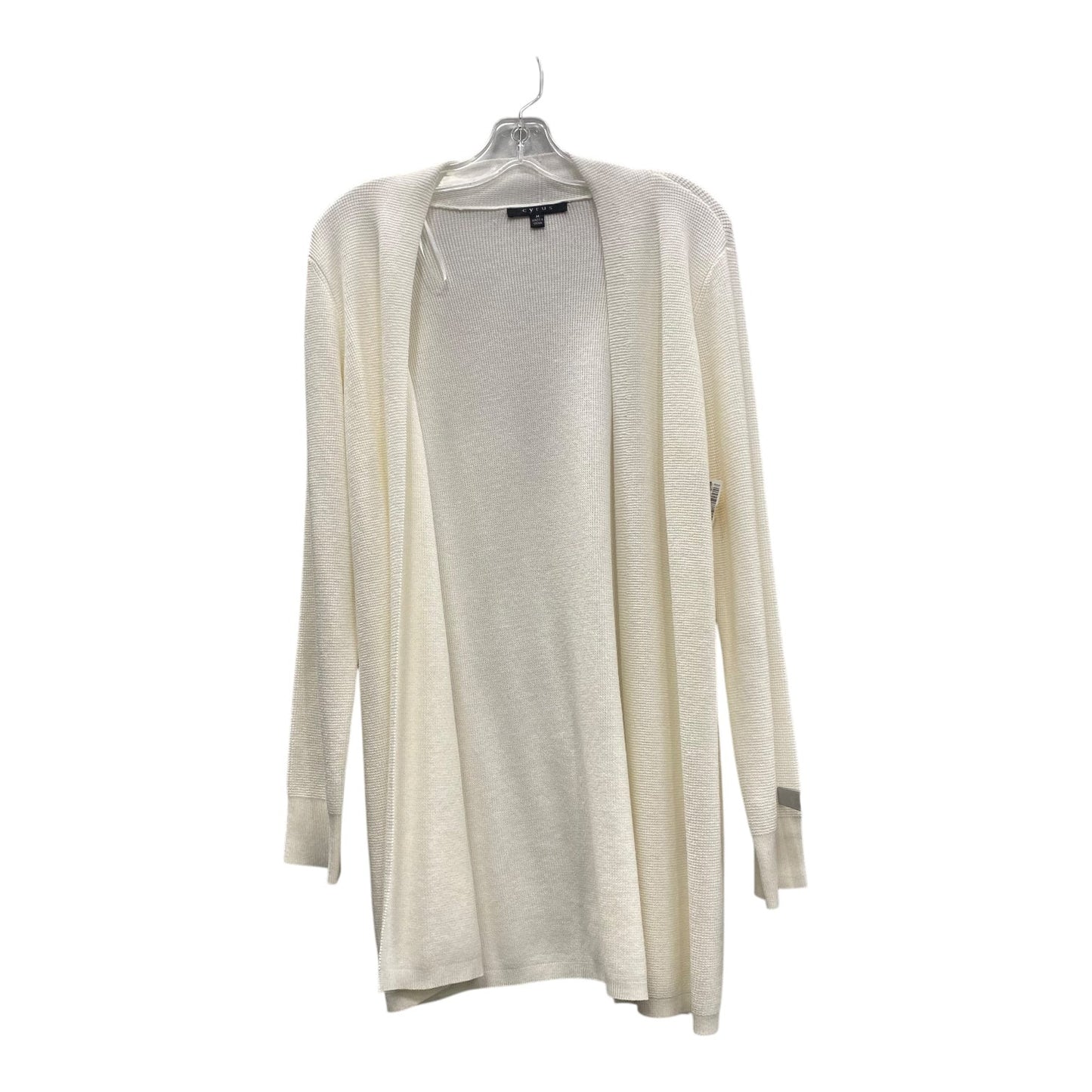 Cardigan By Cyrus In White, Size:M