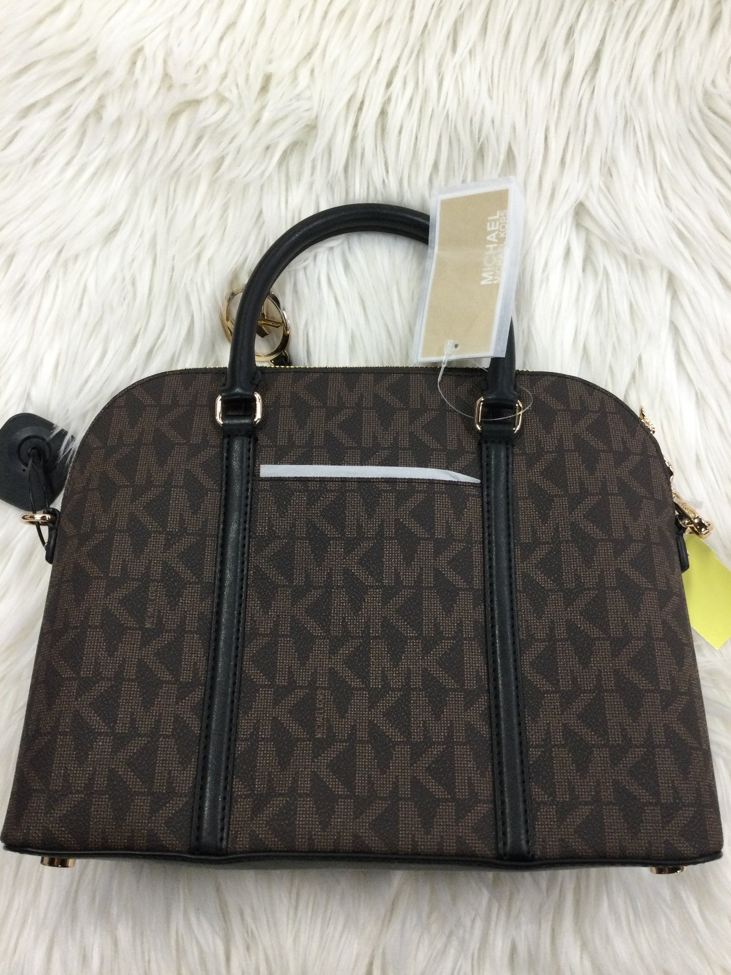 Handbag Designer By Michael Kors In Brown, Size:Large