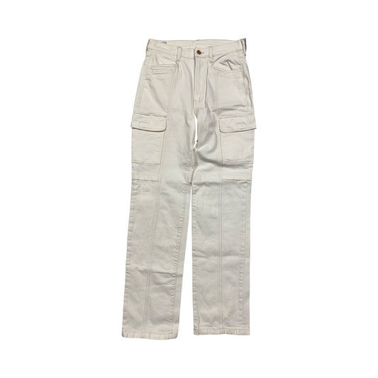 Jeans Straight By Gap In Cream, Size:6L