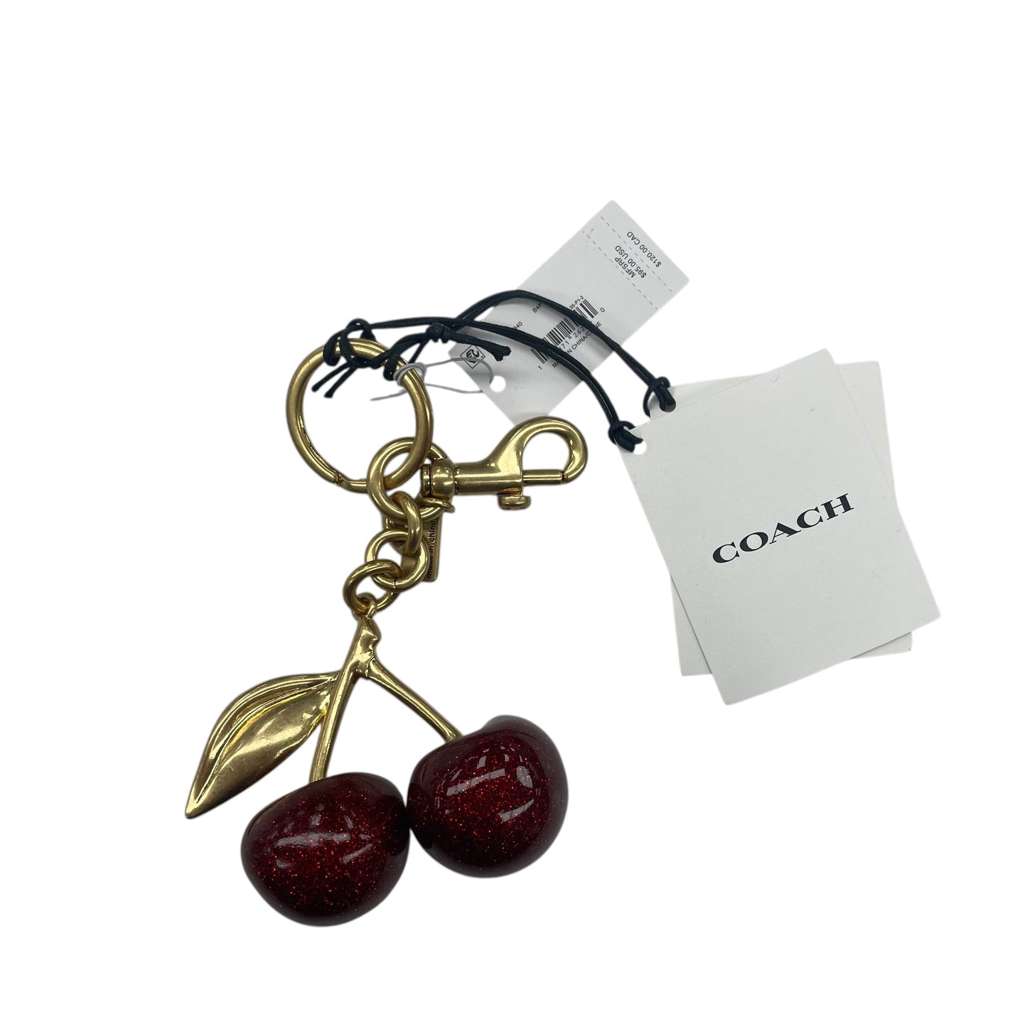 Key Chain Designer By Coach In Red