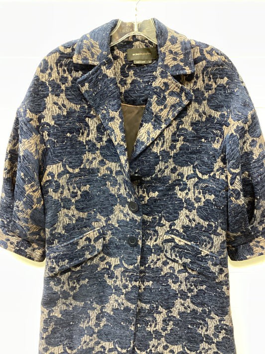 Coat Peacoat By Bcbgmaxazria In Navy, Size:S