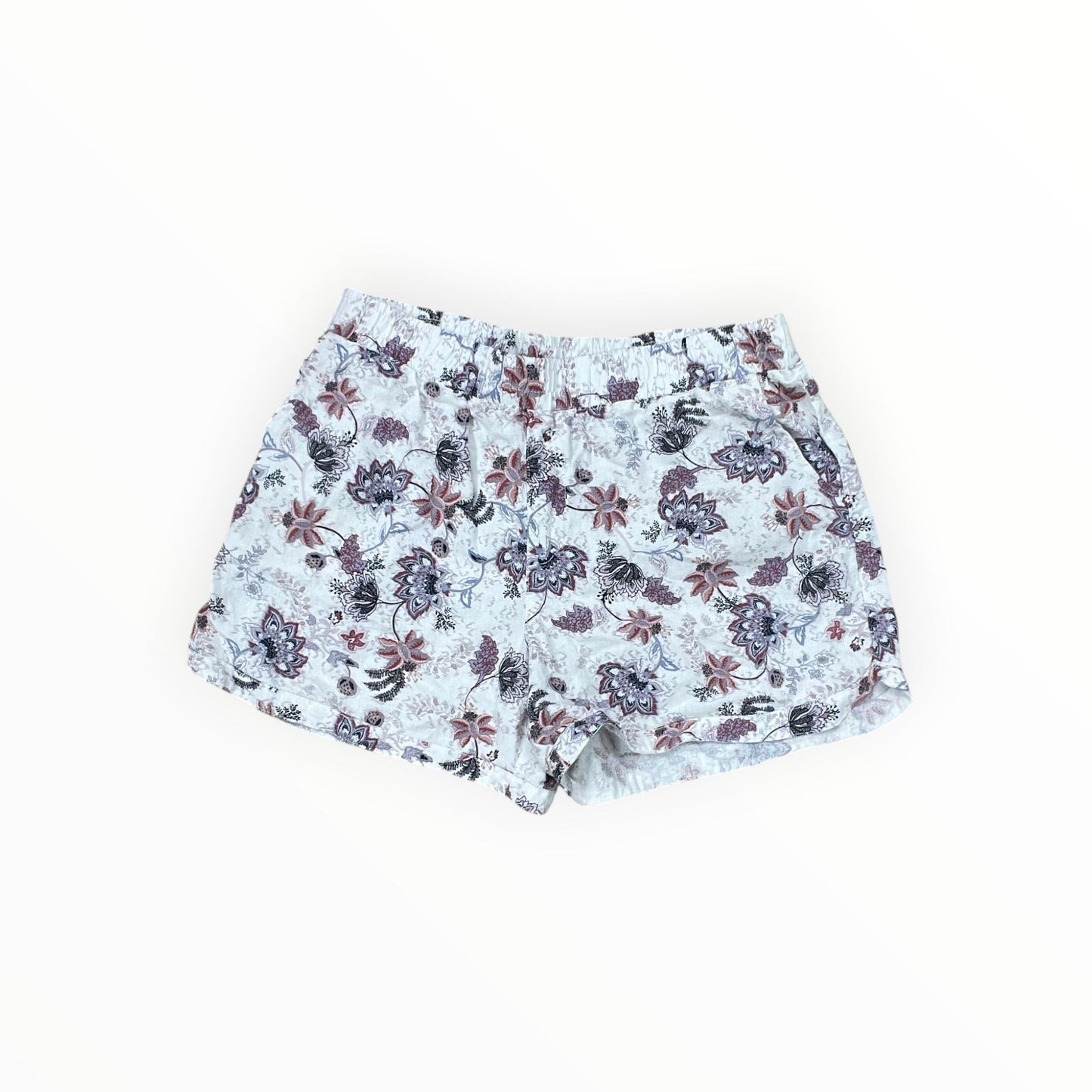 Shorts By Maurices In Cream & Purple, Size:L
