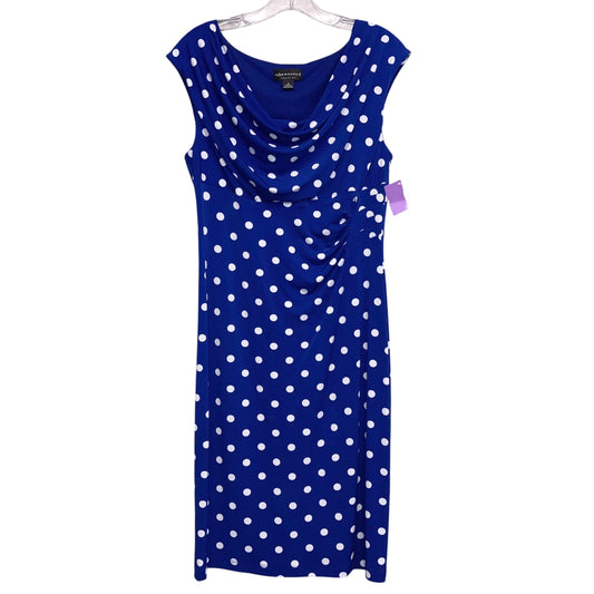 Dress Work By Connected Apparel In Blue & White, Size:L