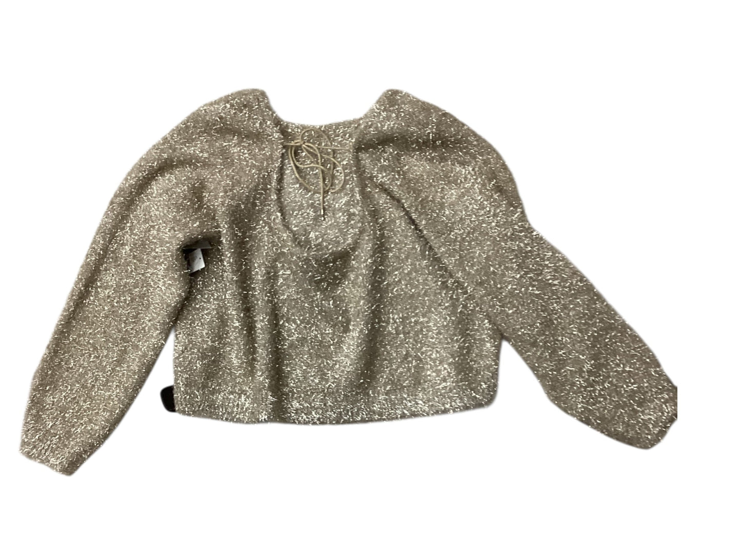Sweater By Anthropologie In Gold, Size:1X